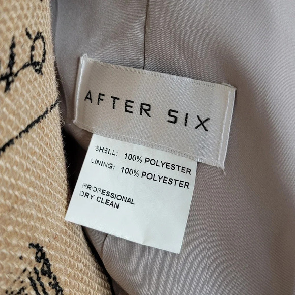 AFTER SIX Womens Bridesmaids Lux Chiffon Belted Evening Gown Size 2 Taupe New - Picture 11 of 16